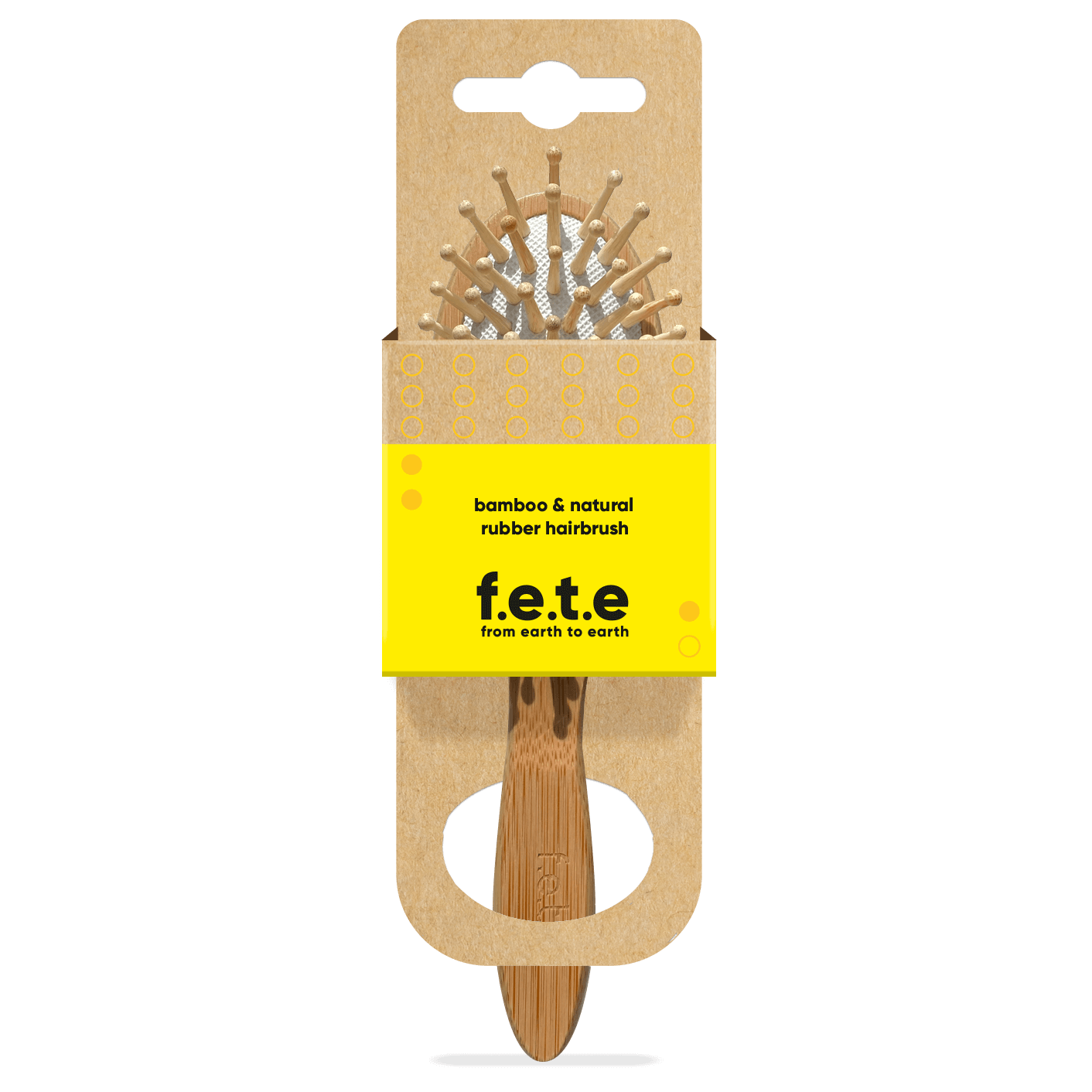 2024 f.e.t.e. Bamboo Brush, Size: Small Rounded