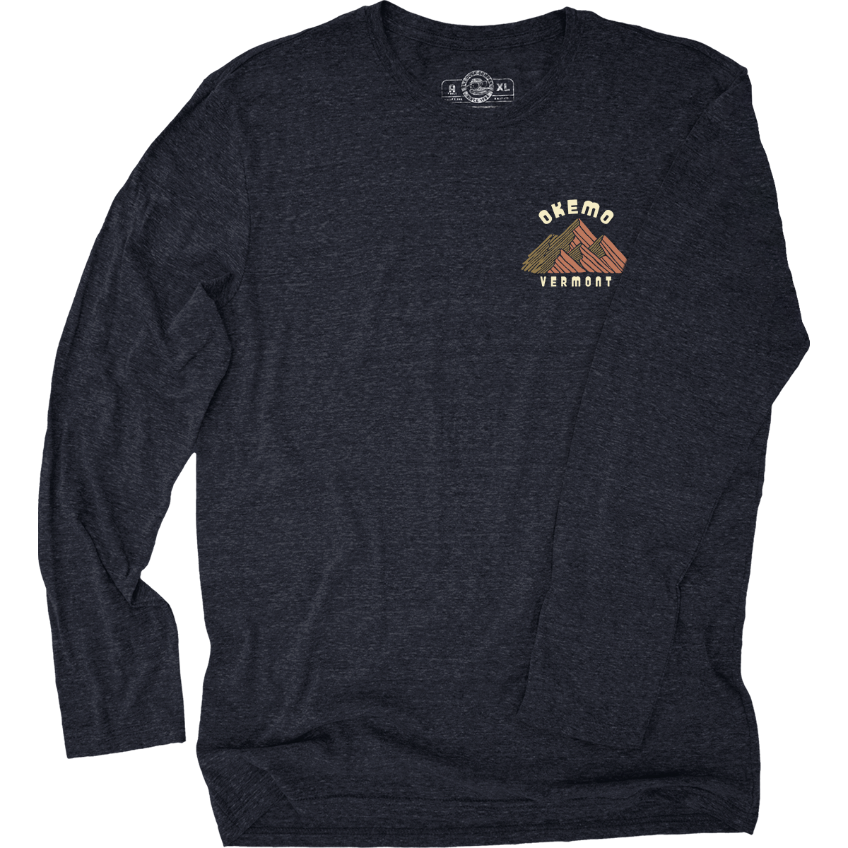 2024 TDC TNTBF LS , Color: Heather Navy, Size: X-Small