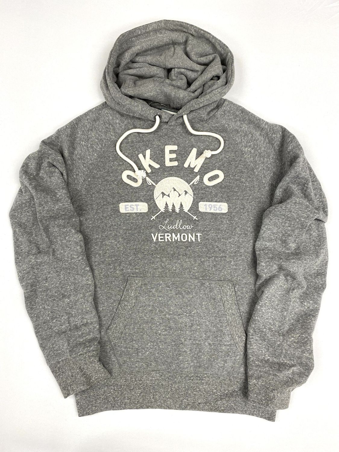 2024 CC Okemo Heritage Hoodie, Color: Charcoal, Size: X-Small