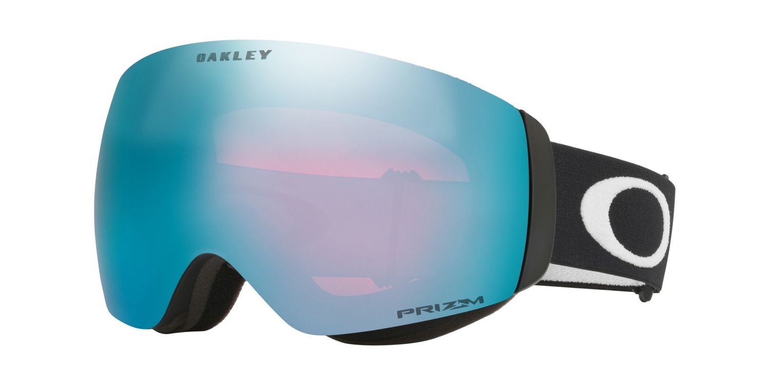2026 Oakley Flight Deck Medium, Frame: MATTE BLACK, Lens: PRIZM SAPPHIRE IRIDIUM
