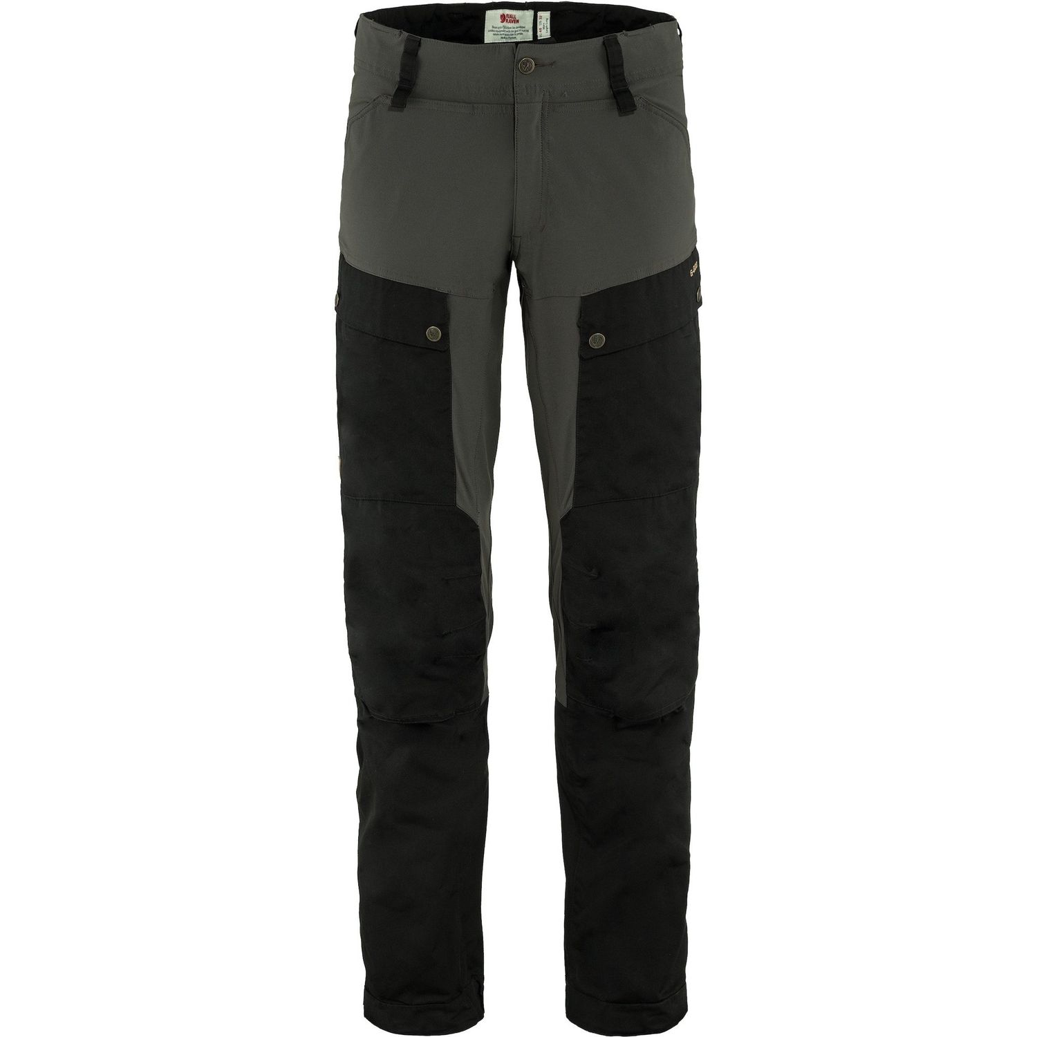 2024s Fjallraven M Keb Trousers, Color: Black-Stone Grey, Size: 30&quot;