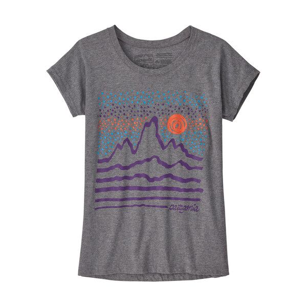 2022 Patagonia Girls' Regenerative Organic Certified Cotton Graphic T-Shirt
