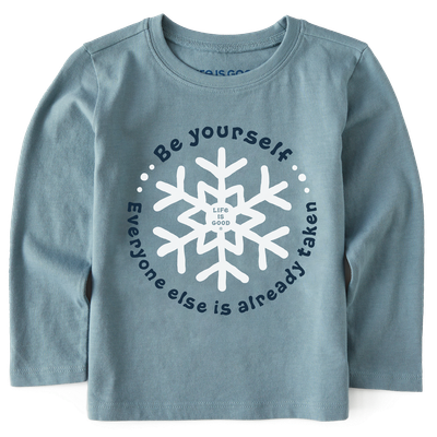 2023 LIG T LS CRUSHER TEE BE YOURSELF SNOW