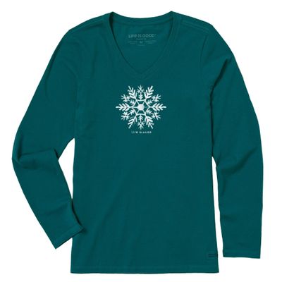 2024 LIG W LSV WATERCOLOR SNOWFLAKE