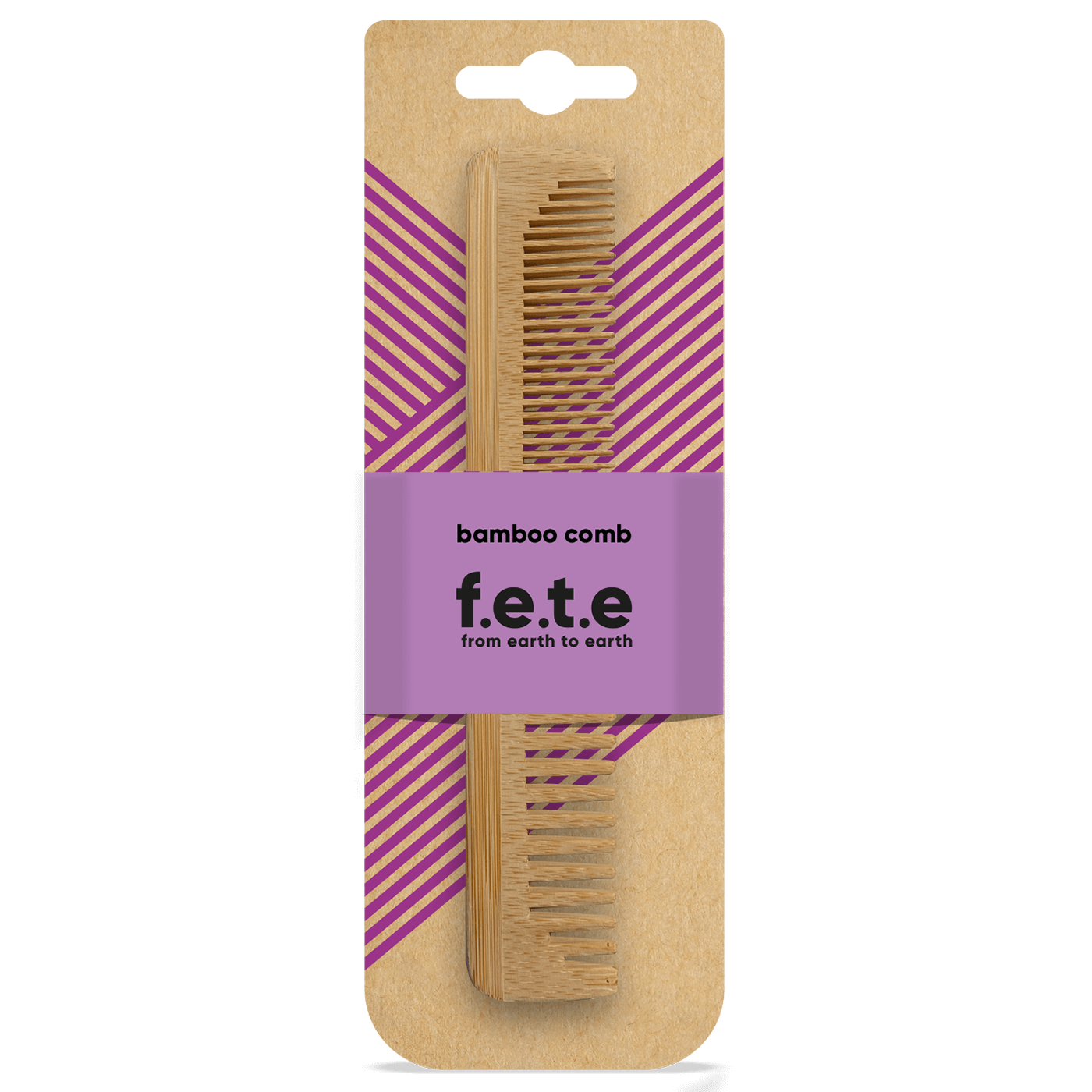 2024 f.e.t.e. Bamboo Comb