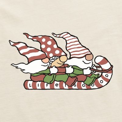 Life is Good W LSV GNOME TOBOGGAN RIDE