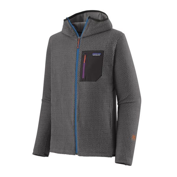 2026 Patagonia M R1 Air Full-Zip Hoody, Color: Forge Grey, Size: Small