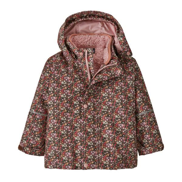 2026 Patagonia Baby All Seasons 3-in-1 Jkt, Color: Little Isla/ Molasses Brown, Size: 12M
