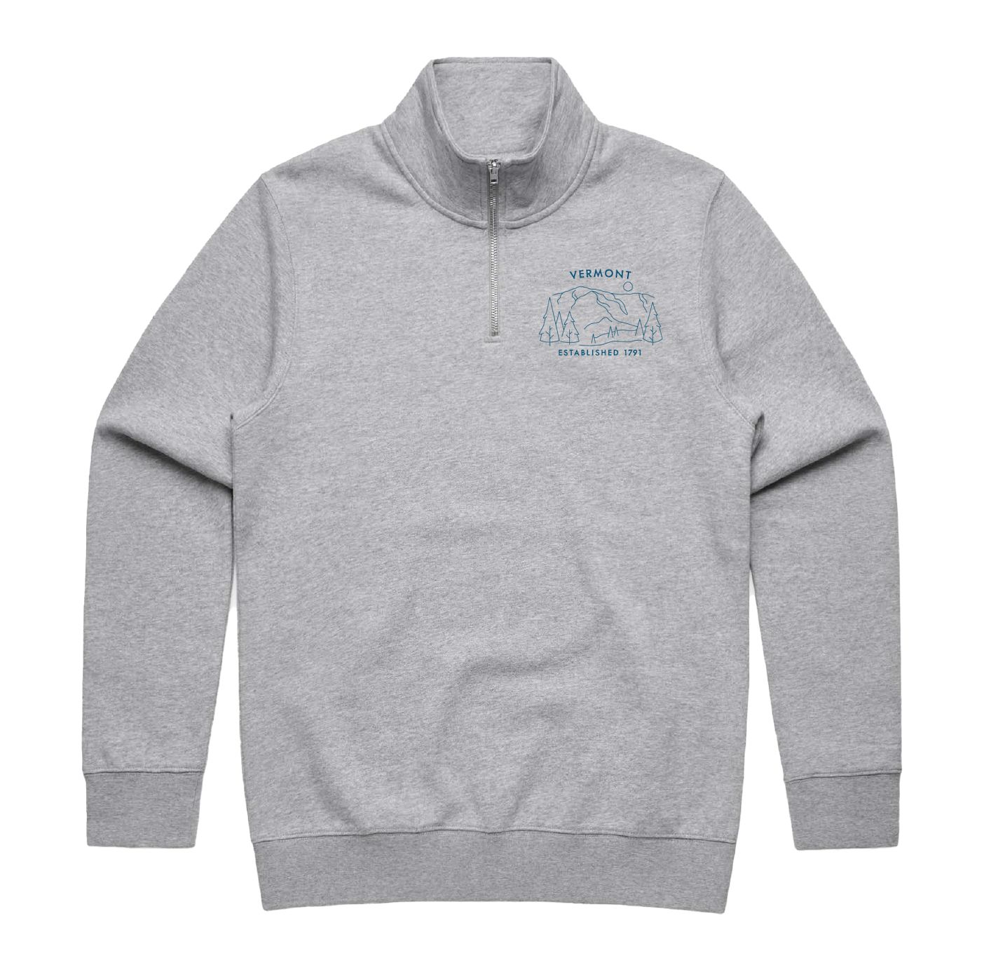 2024s Uscape VT Lux Grove QZIP, Color: ATHLETIC HEATHER, Size: Small