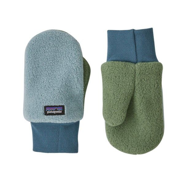 2025 Patagonia Baby Pita Pocket Mittens, Color: Thermal Blue, Size: 6 Month
