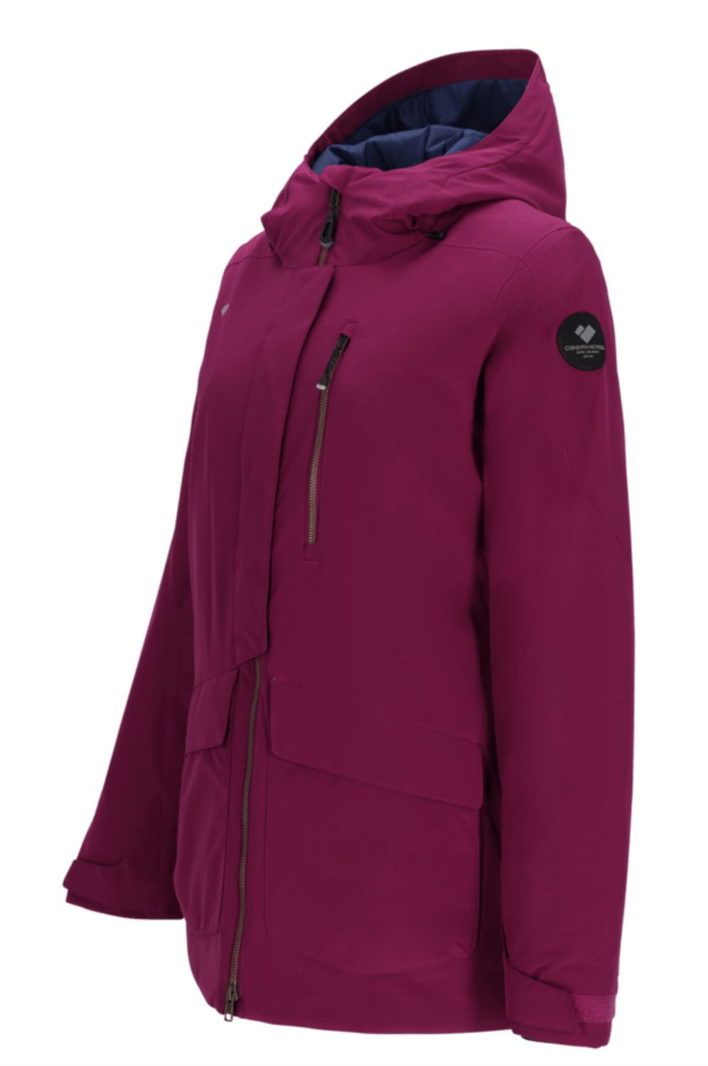 2025 Obermeyer First Tracks *W JKT, Color: Purple Falls, Size: 6