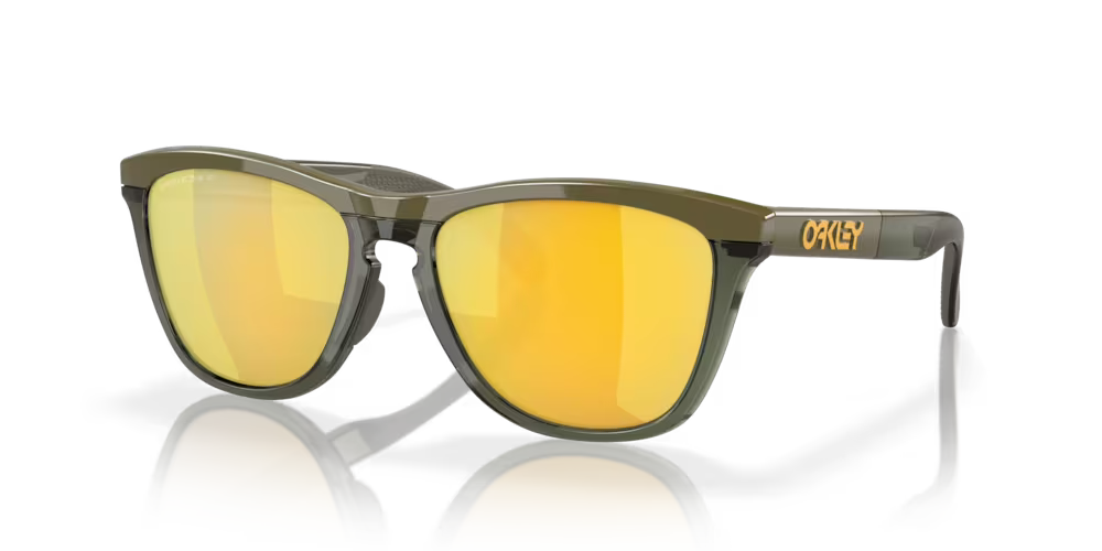 2024s Oakley Frogskins 0OO9284, Frame: Dark Brush/Olive Ink, Lens: Prizm 24K Polarized