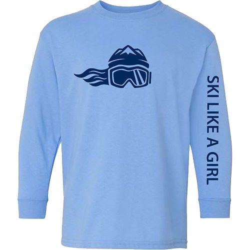 2026 SLAG Y LST , Color: Carolina Blue/Navy, Size: Small