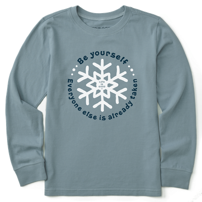 2023 LIG K LS CRUSHER TEE BE YOURSELF SNOW