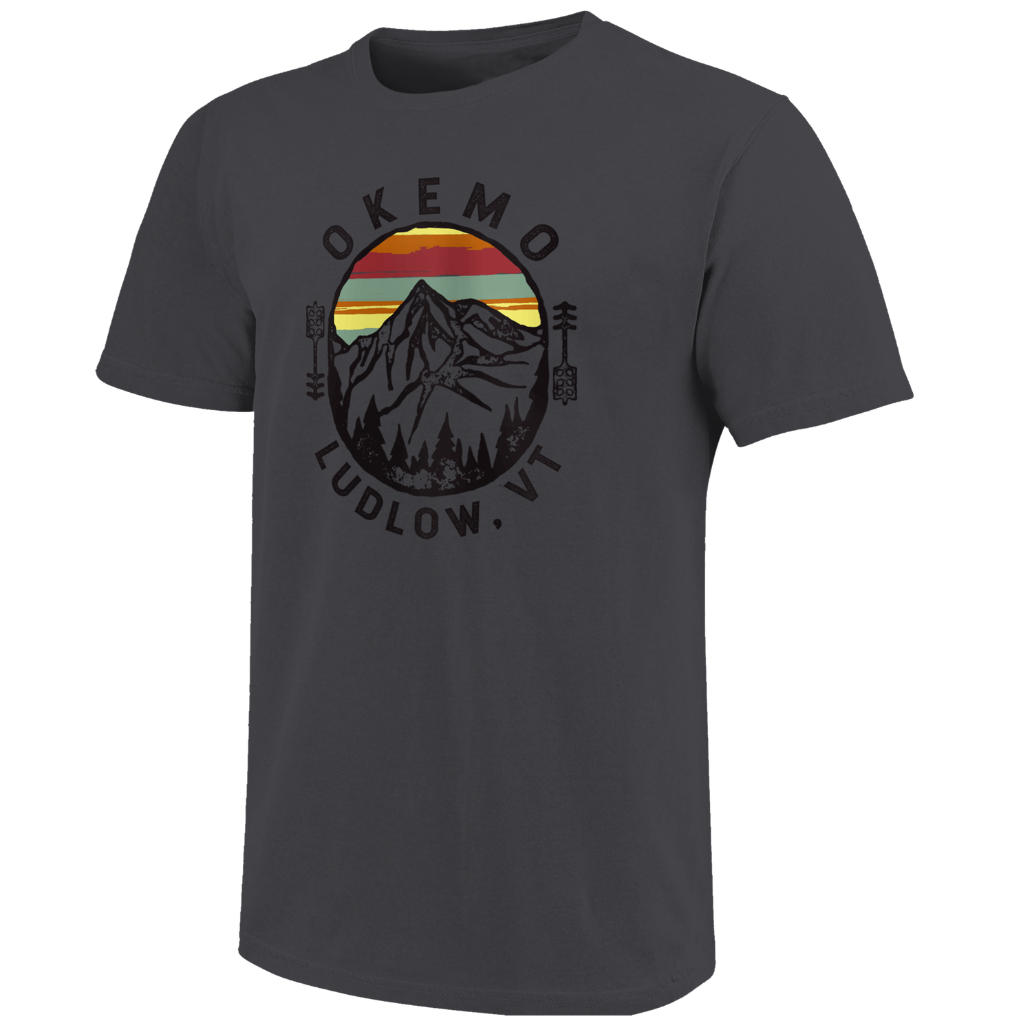 23 Image1 Okemo Peak Stamp Stripes Tee