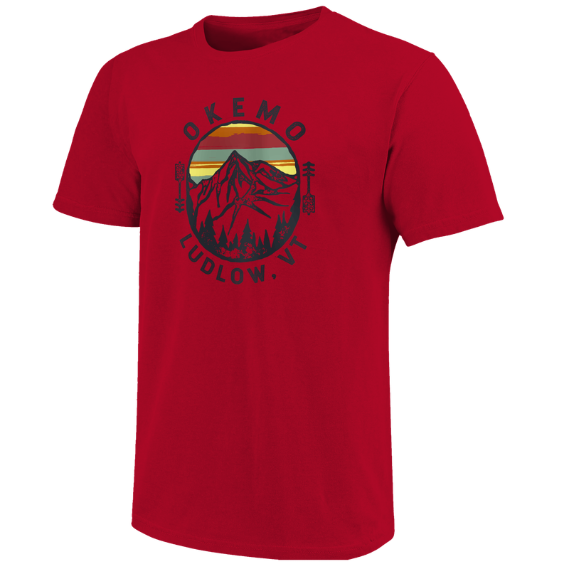 23 Image1 Okemo Peak Stamp Stripes Tee