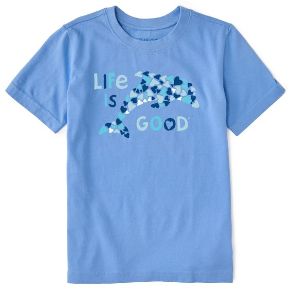 22 LIG K SS CRUSHER TEE DOLPHIN HEARTS