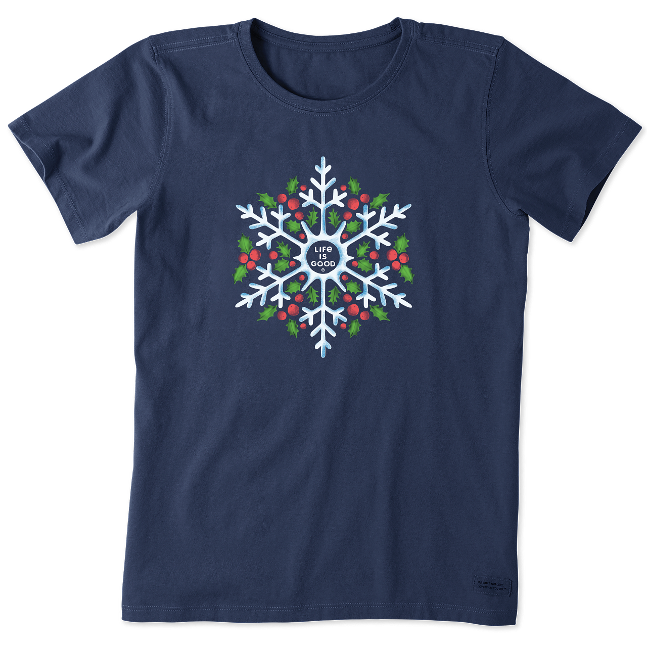 23 LIG W CRUSHER TEE SNOWFLAKE BERRIES