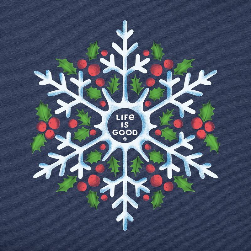23 LIG W CRUSHER TEE SNOWFLAKE BERRIES