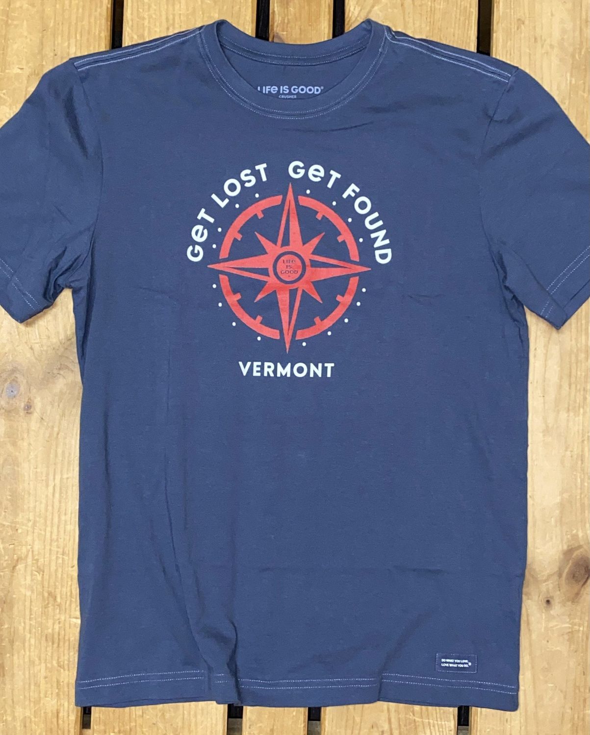 23 LIG VT SS M CRUSHER TEE GET LOST COMPASS