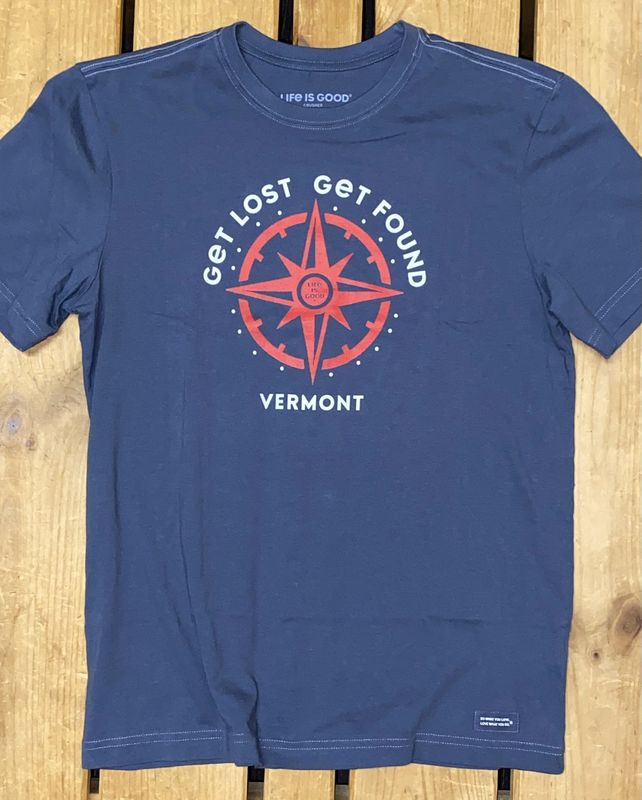23 LIG VT SS M CRUSHER TEE GET LOST COMPASS