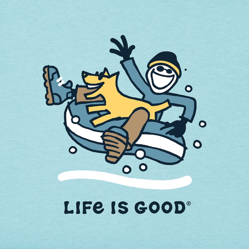 Life is Good K LS CRUSHER TEE JAKE &amp; ROCKET SN