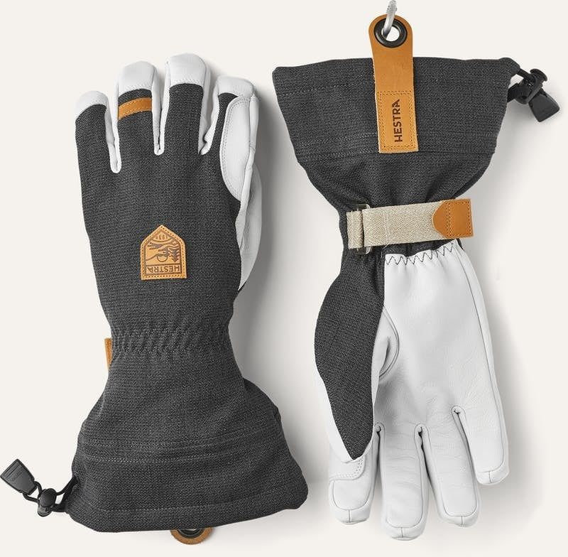 Hestra Army Leather Patrol Gauntlet Glove, Color: Charcoal, Size: 7