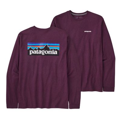 Patagonia M's L/S P-6 Logo Responsibili-Tee