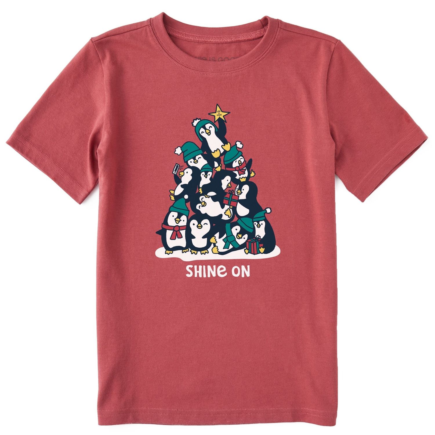 LIG K Short Sleeve Tee SHINE ON PENGUINS
