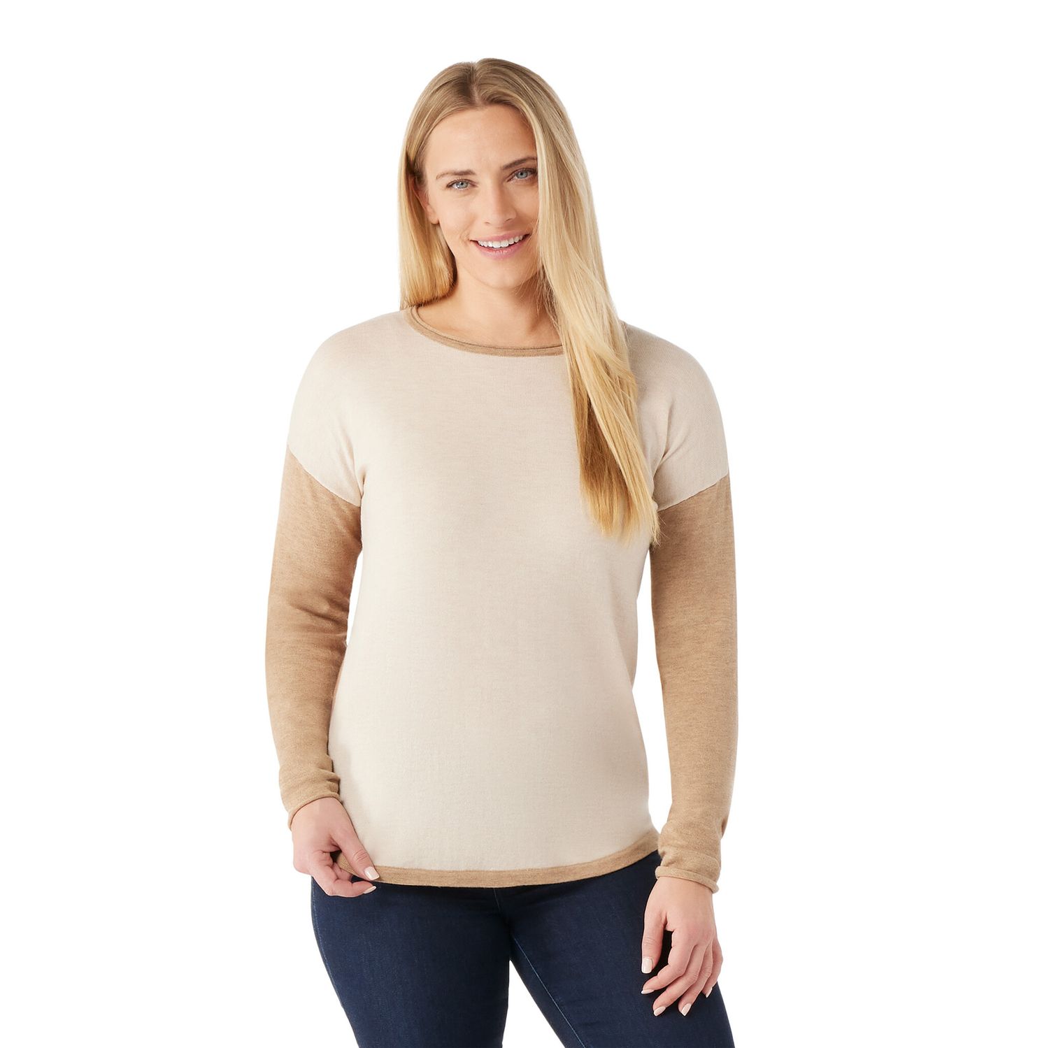 Smartwool W Shadow Pine Colorblock Sweater*