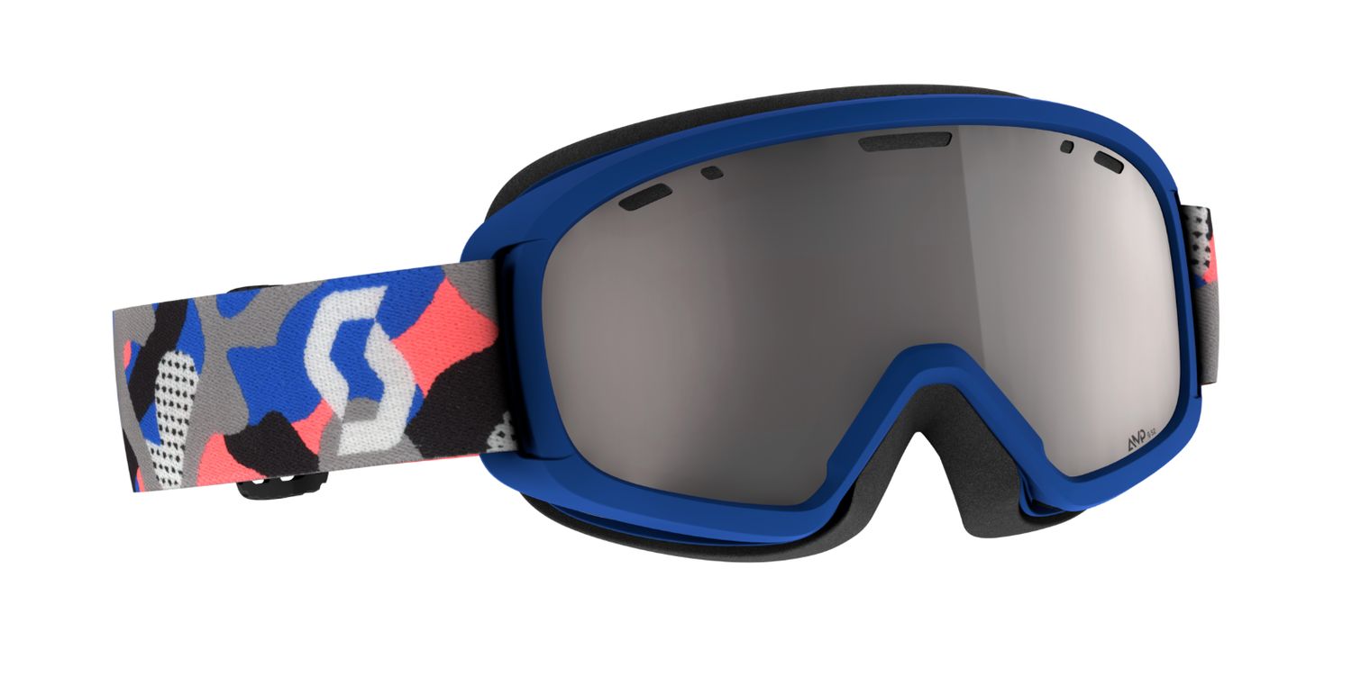 2026 SCO Goggle Jr Witty Chrome, F;L: Blue/AMP Silver