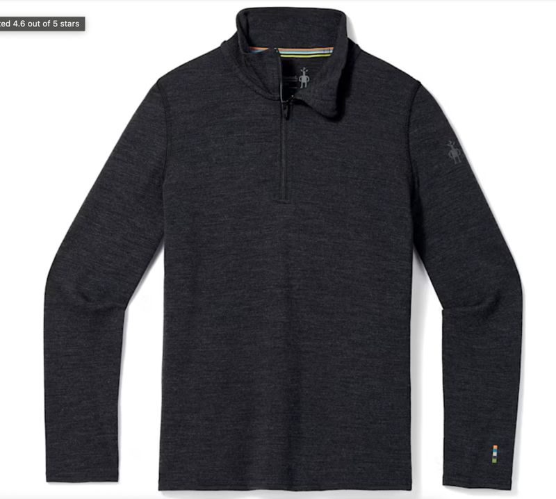 SW K Classic Thermal Merino Base Layer 1/4 Zip