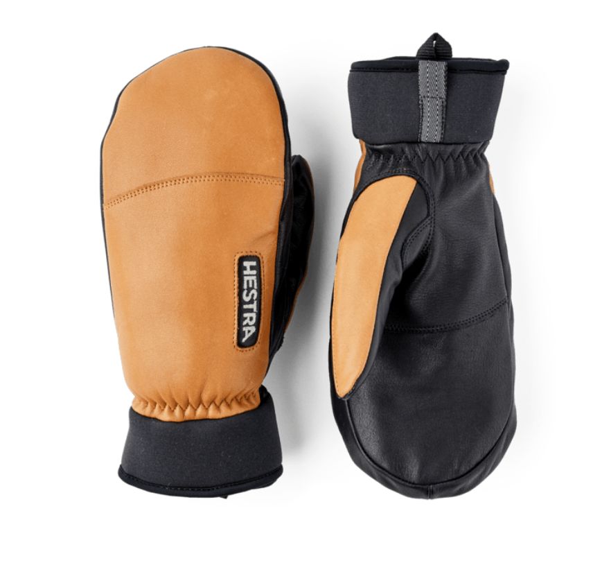 Hestra Army Leather Wool Terry Mitt, Color: Cork, Size: 6