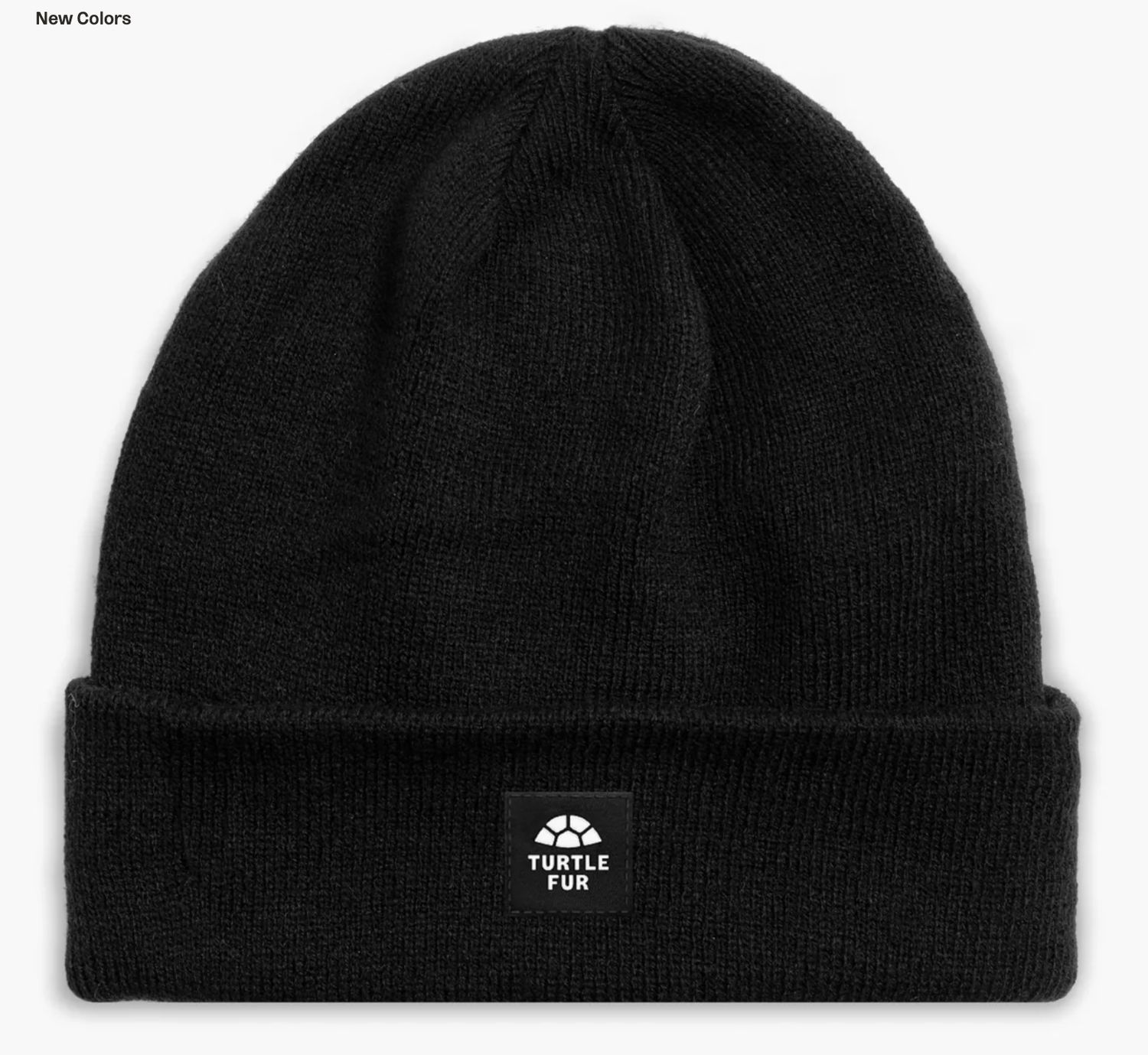 Turtle Fur Explorer Beanie, Color: Black