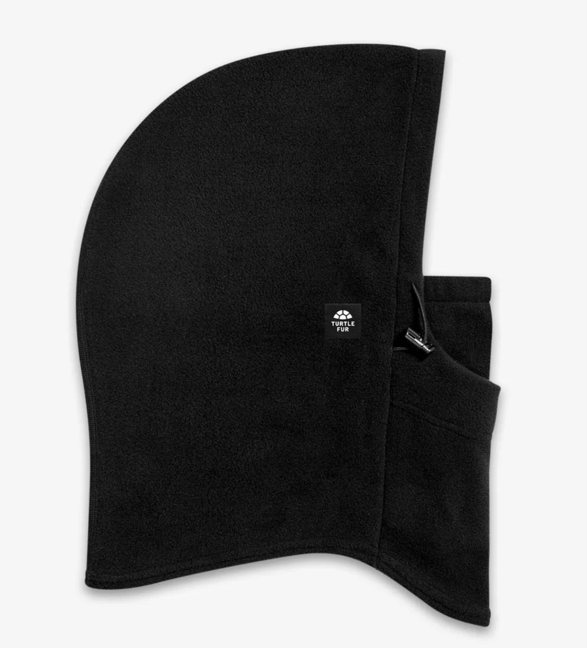 Turtle Fur Fleece Alien Overhood - Black