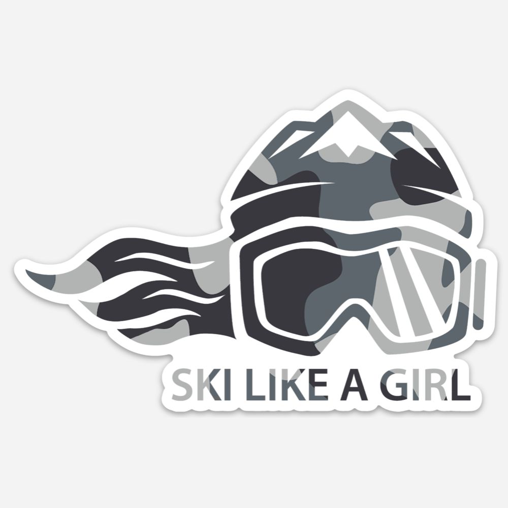 2026 SLAG 3" Sticker, Color: White Camo