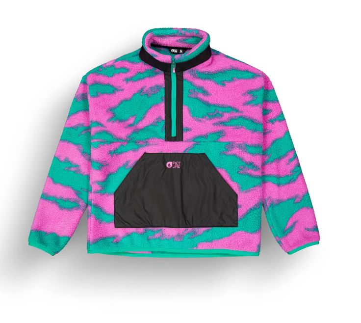 2026 Picture W Zelkova Fleece, Color: Retro Bliss Print, Size: X-Small