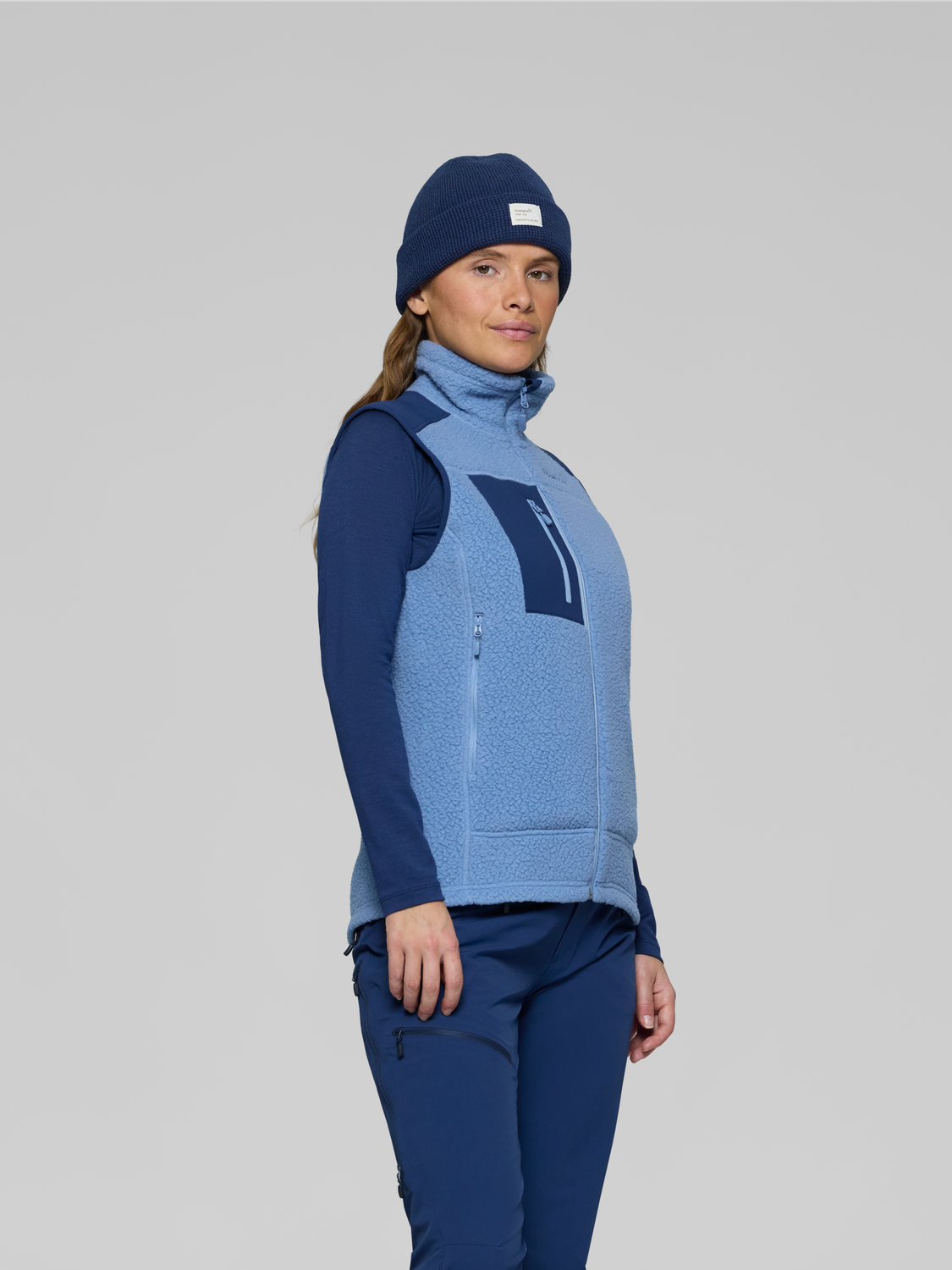 2026 Norrøna Trollveggen Warm3 *W Vest, Color: Infinity, Size: SMALL