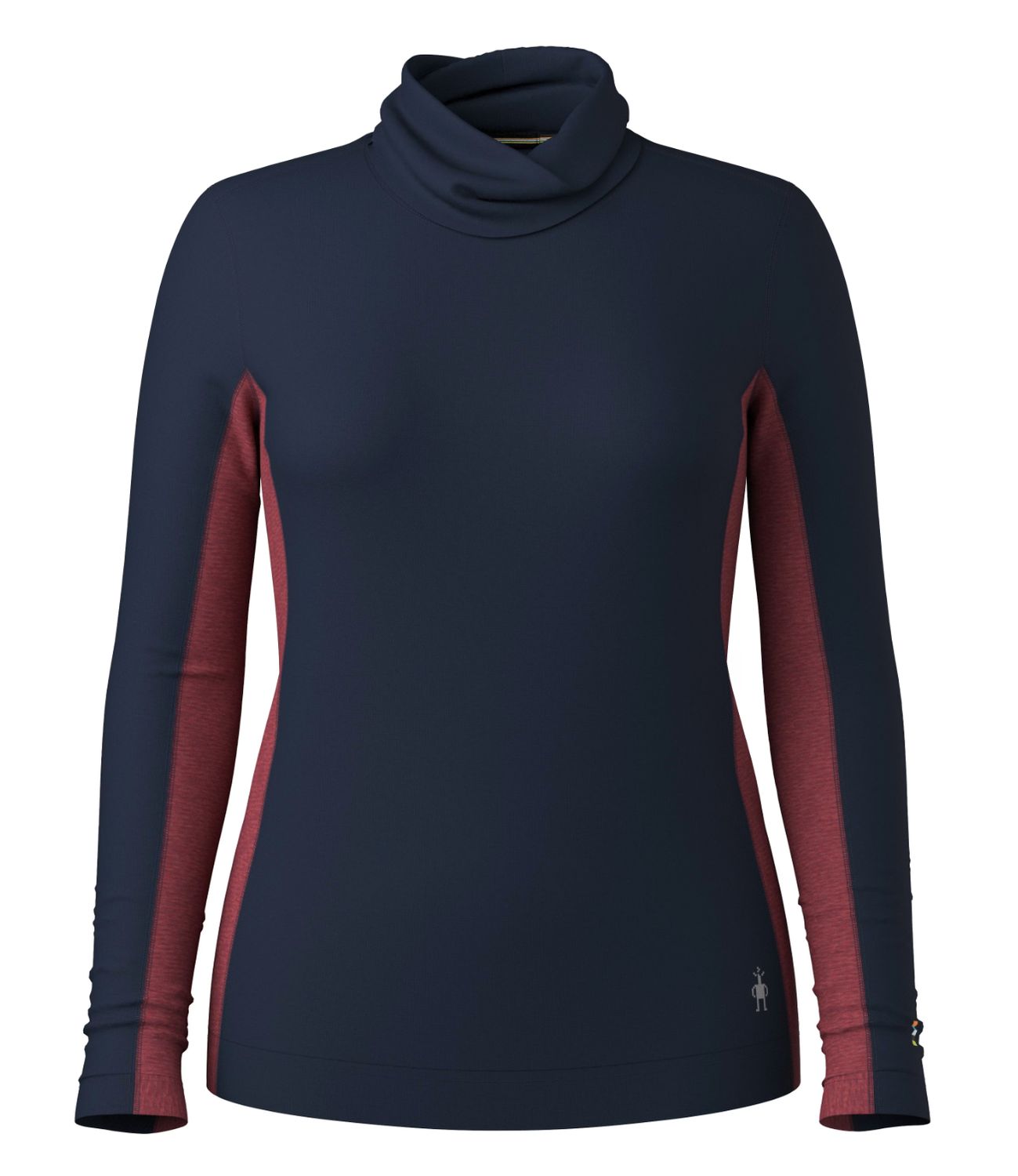 2026 SW W Thermal Merino Mock neck, Color: Deep Navy, Size: X-SMALL