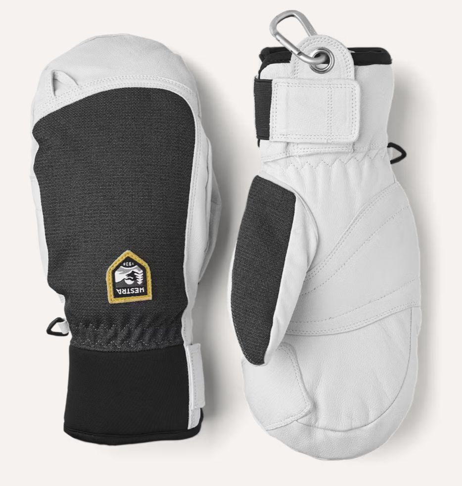 Hestra Army Leather Patrol Gauntlet Mitt, Color: Charcoal, Size: 7