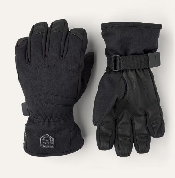 2026 Hestra GORE-TEX Atlas Jr Glove, Color: Black, Size: 5