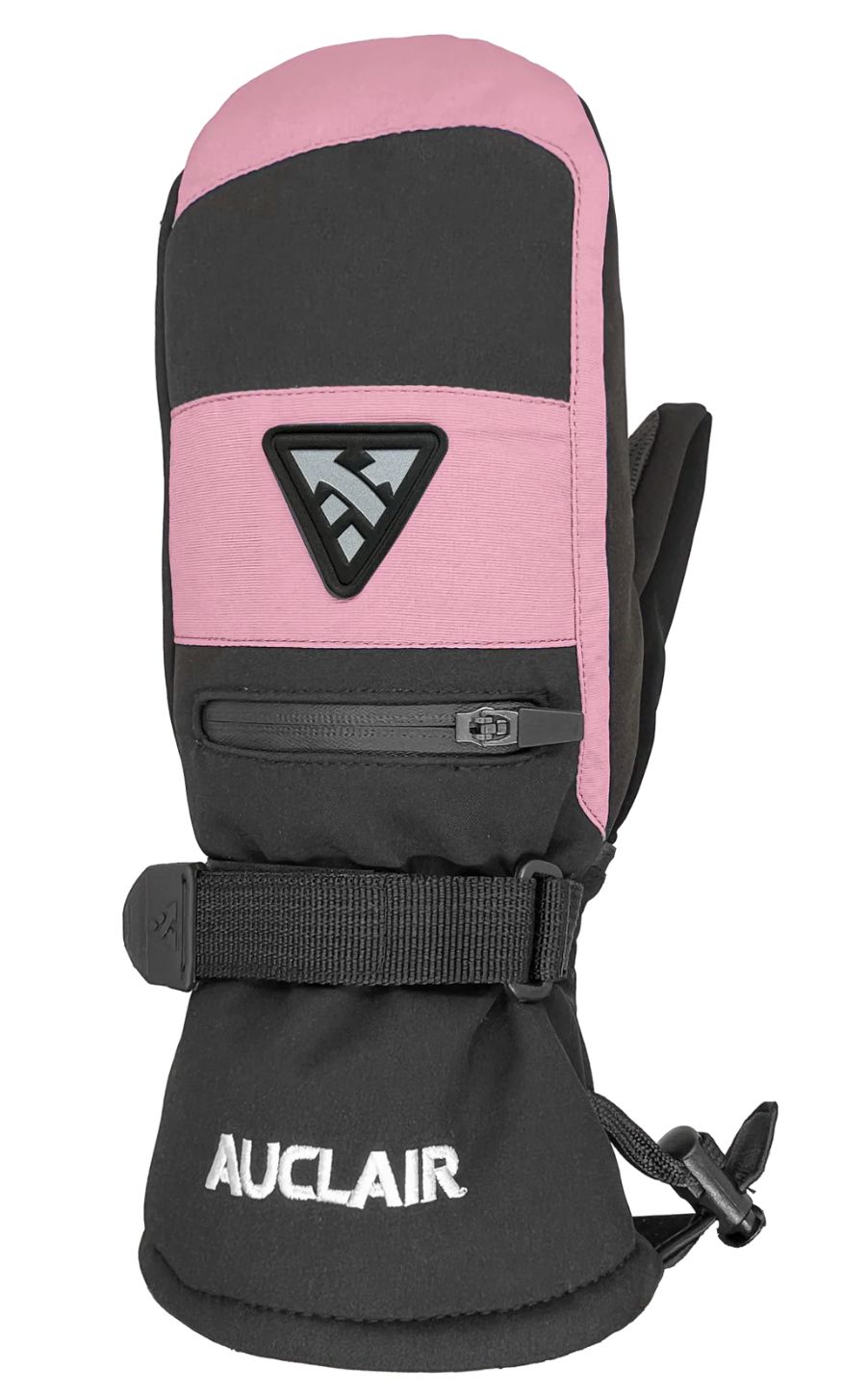 2026 Auclair Jr Explorer Mitt, Color: Black/Soft Berry, Size: Small