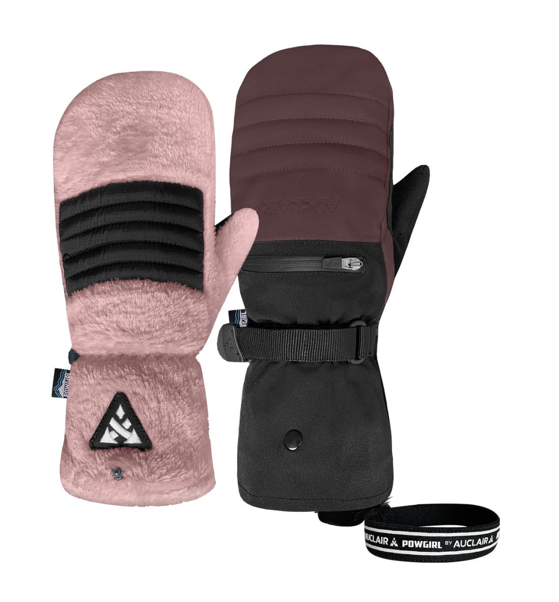 2026 Auclair W A-Peak 2-in-1 Mitt, Color: Pink/Black, Size: Small