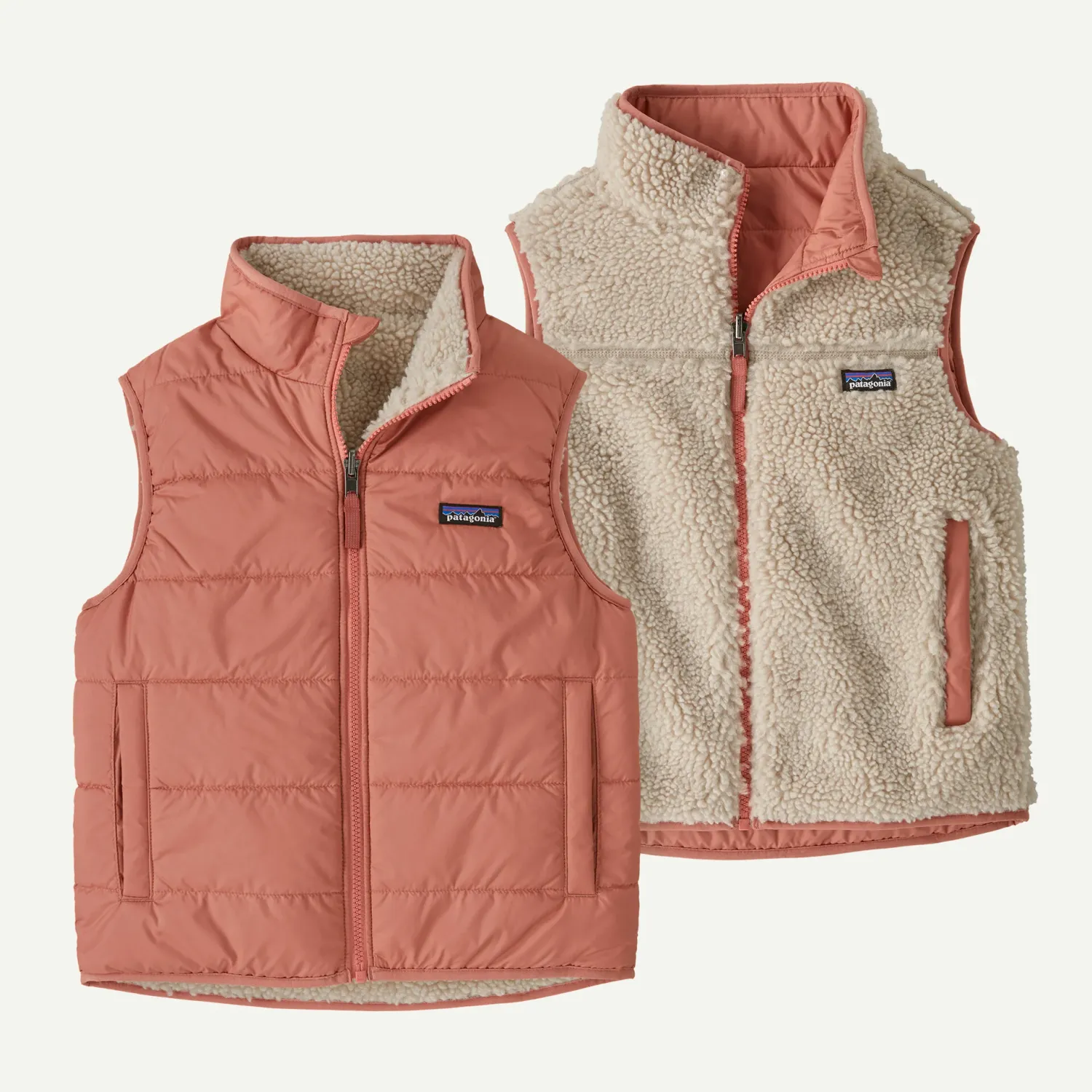 2026 Patagonia K Reversible Ready Freddy Vest, Color: Moment Pink, Size: Small