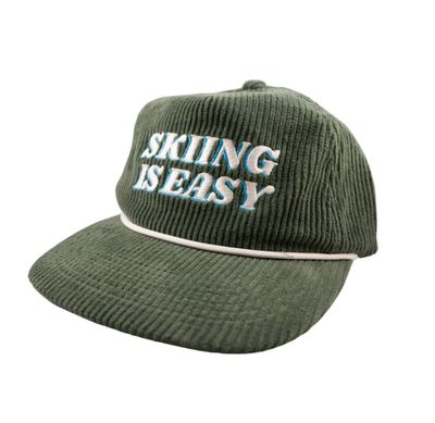 SIE "Skiing Is Easy" Cord Hat