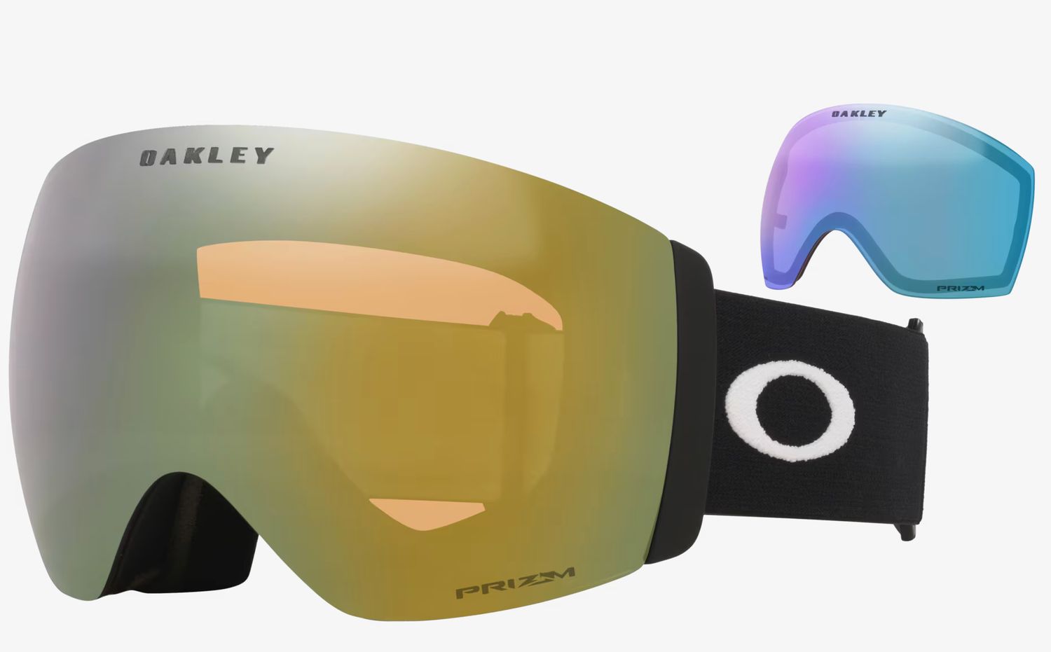 2026 Oakley Flight Deck Pro Large, Frame: Matte Black, Lens: Prizm Sage Gold/Prizm Iced