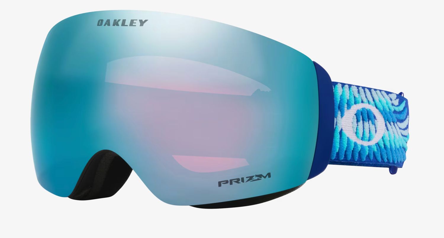2026 Oakley Flight Deck Pro Large Special, Frame: MIKAELA SHIFFRIN SIGNATURE, Lens: Prizm Iced/Prizm Sapphire