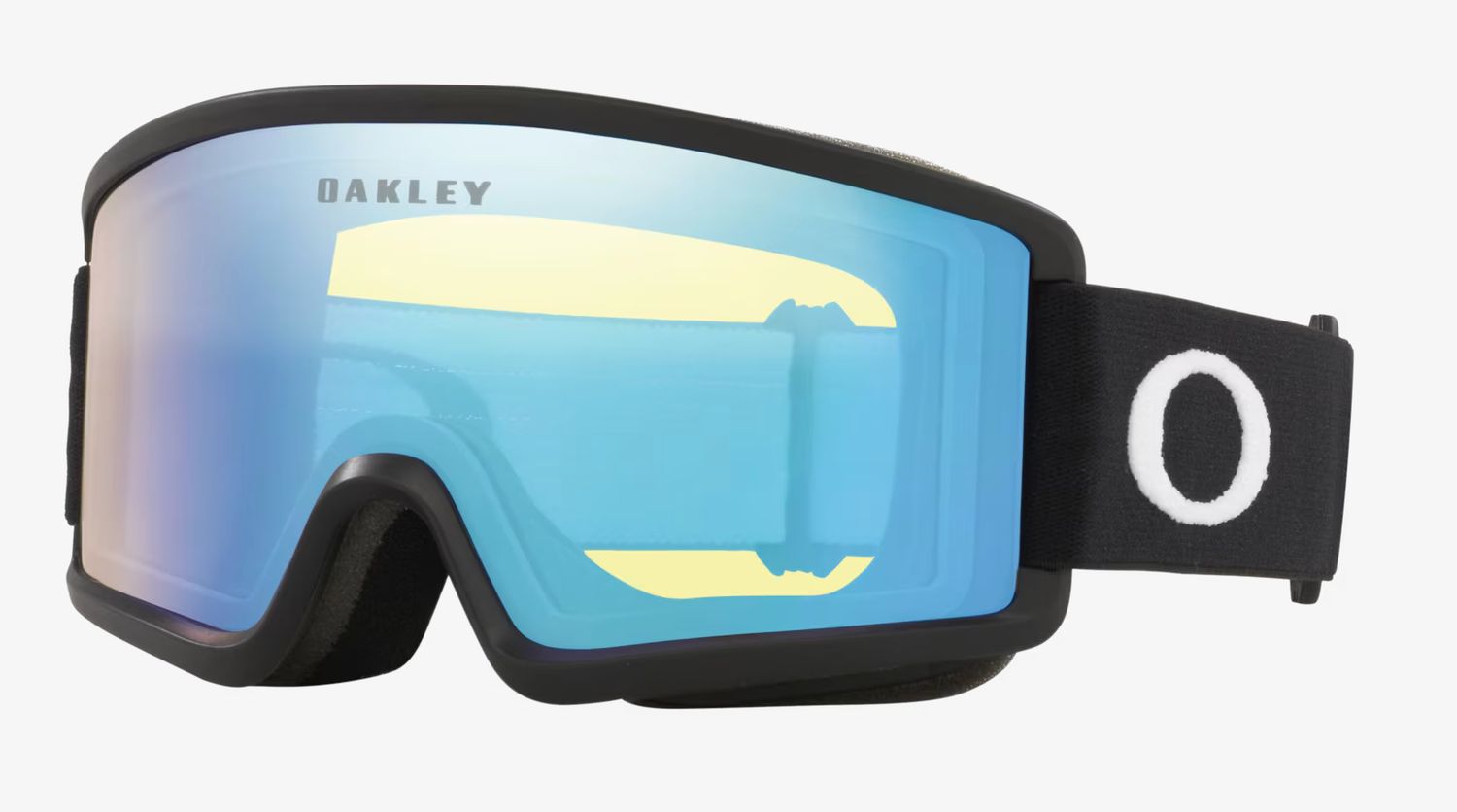 2026 Oakley Target Line Small Goggle, Frame: Matte Black, Lens: Hi Yellow