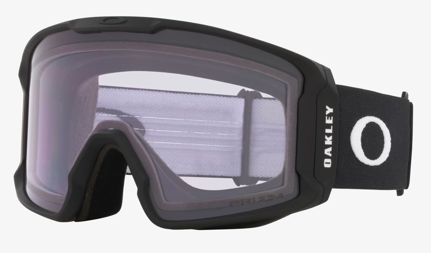 2026 Line Miner Prizm Snow Clear, Color: Matte Black, Size: Medium