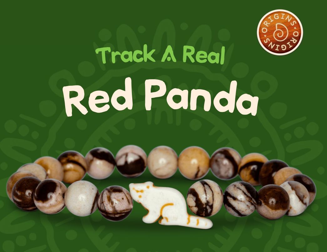 Fahlo Red Panda Bracelet, Color: Himalaya Stone
